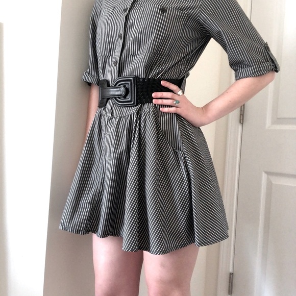 BaileyGirl Striped Shirt Dress - Picture 15 of 16